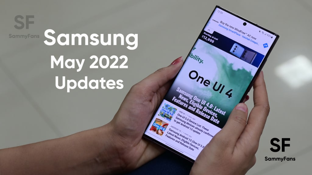 Samsung May 2022 security update