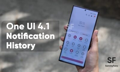 One UI 4.1 Notification History