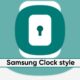 Samsung Clock Style update new update
