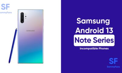 Samsung Galaxy Note Android 13