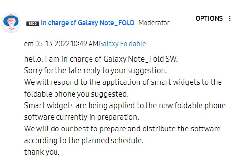Samsung Smart Widget June 2022 Update