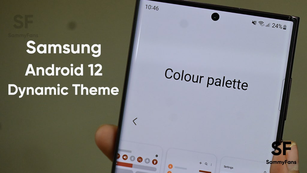 Samsung Android 12 Dynamic Theme