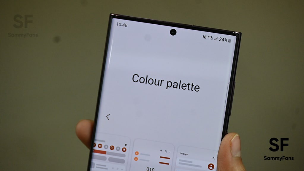 Samsung Color Palette