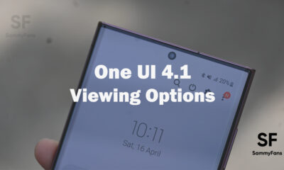 Samsung One UI 4.1 Viewing Options