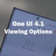 Samsung One UI 4.1 Viewing Options