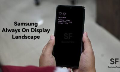 Samsung AOD Landscape mode