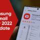 Samsung email july 2022 update
