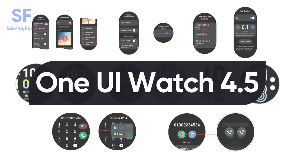 Samsung One UI Watch 4.5