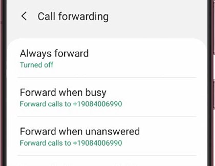 Call forwarding