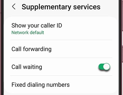 Call waiting