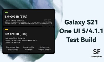 Samsung Galaxy S21 One UI 5.0 One UI 4.1.1