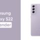 Samsung Galaxy S22 Lavender purple color