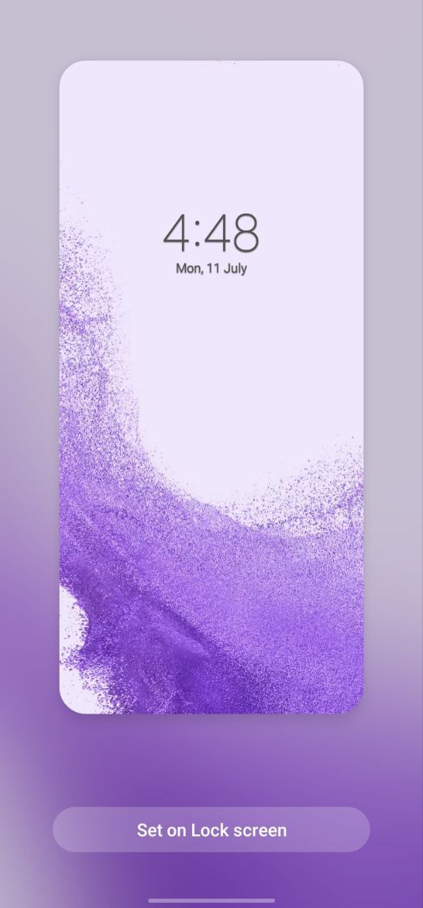 Samsung S22 Purple Wallpaper