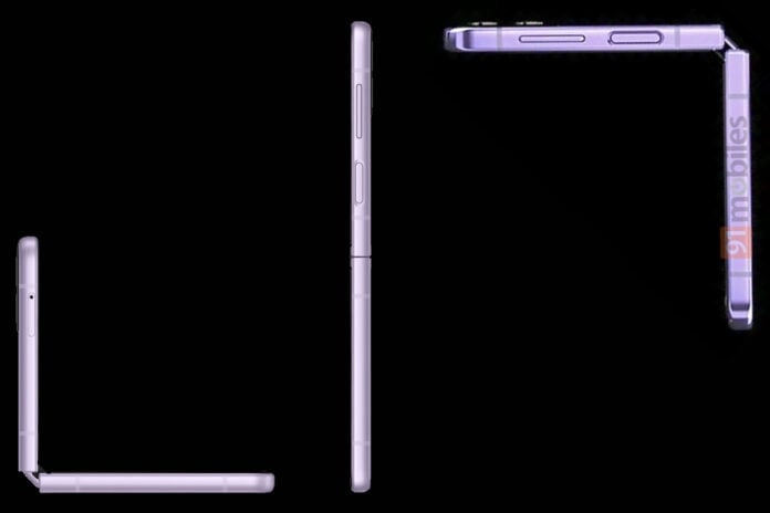 Galaxy Z Flip 4 and Flip 3 design comparison