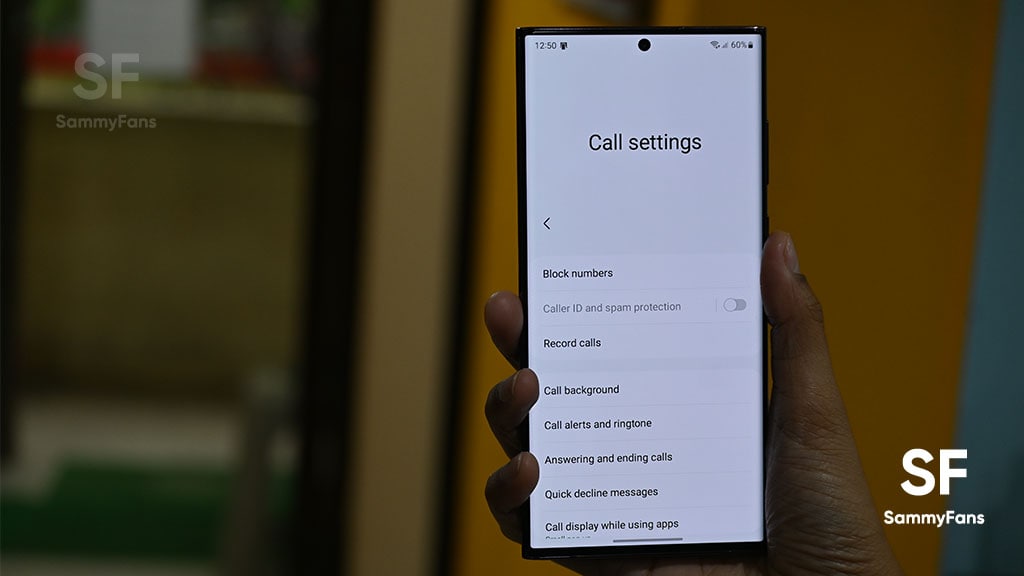 Samsung One UI 4.1 calling features