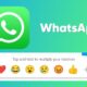 WhatsApp Message Emoji Reactions