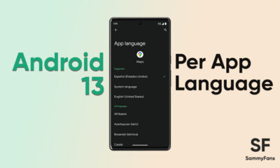 Android 13 per app language