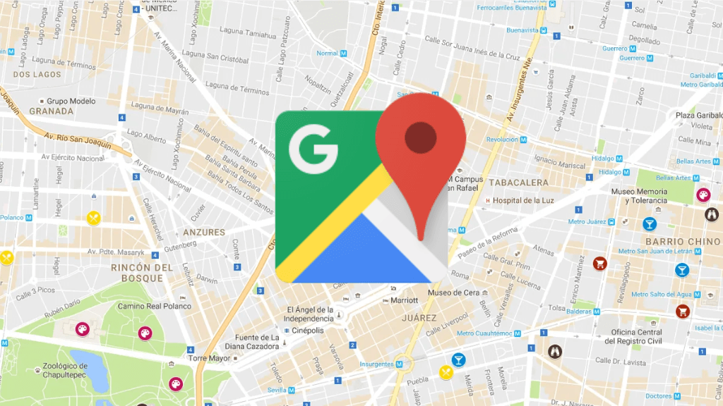 Google Maps three features