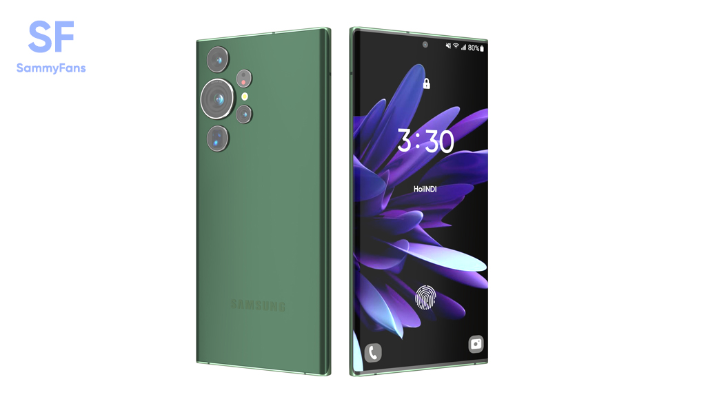 Samsung Galaxy S23 Ultra renders