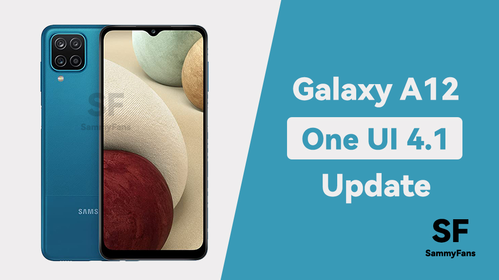 Samsung A12 One UI 4.1 update