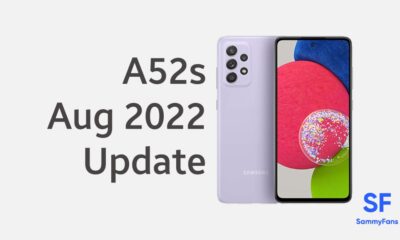 Galaxy A52s August 2022 Update
