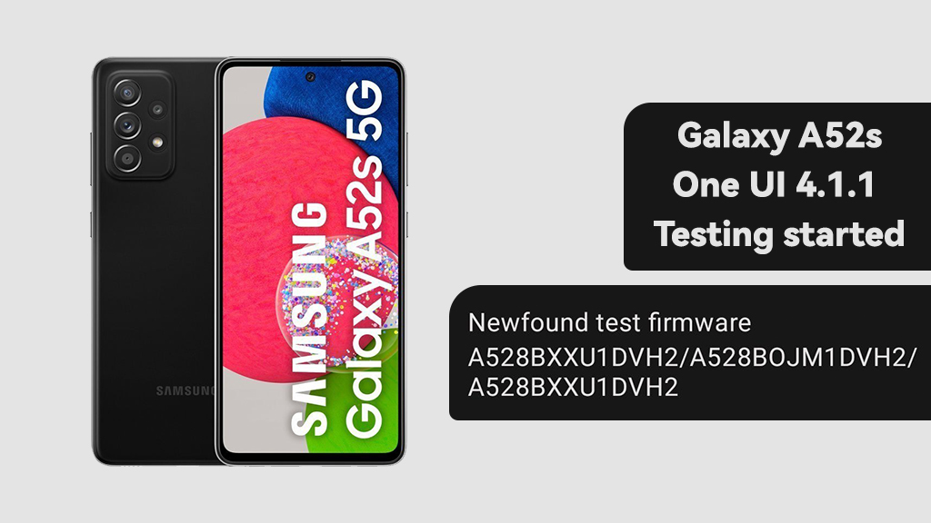 Samsung Galaxy A52s One UI 4.1.1