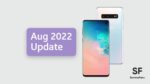 Samsung Galaxy S10 August 2022 security update