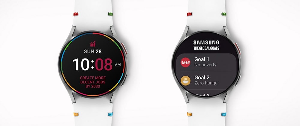Samsung Galaxy Watch Global Goals watchfaces