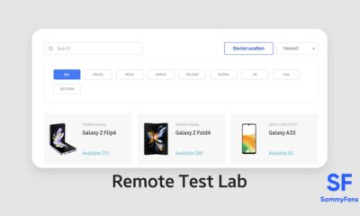 Samsung Galaxy Z Fold 4 Flip 4 Remote Test Lab