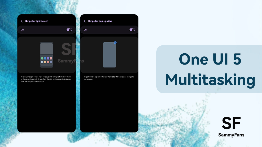 Samsung One UI 5 Multitasking