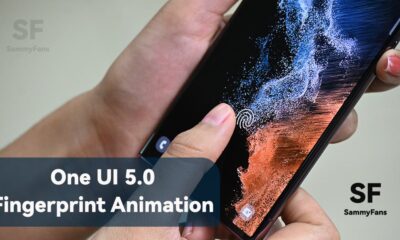 Samsung One UI 5.0 fingerprint animation