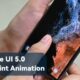 Samsung One UI 5.0 fingerprint animation