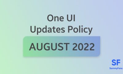 Samsung One UI August 2022 updates policy