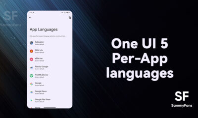 One UI 5 Per-app language feature