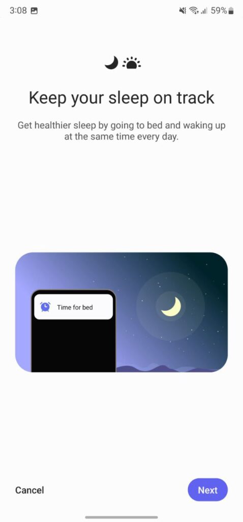 One UI 5.0 Bedtime mode