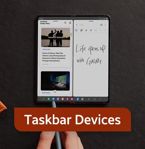 Samsung Android 12L Taskbar Eligible Devices