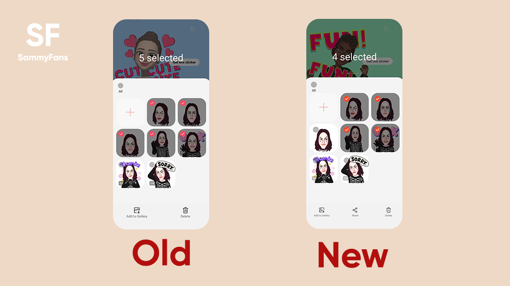 Share Multiple AR Emoji Stickers