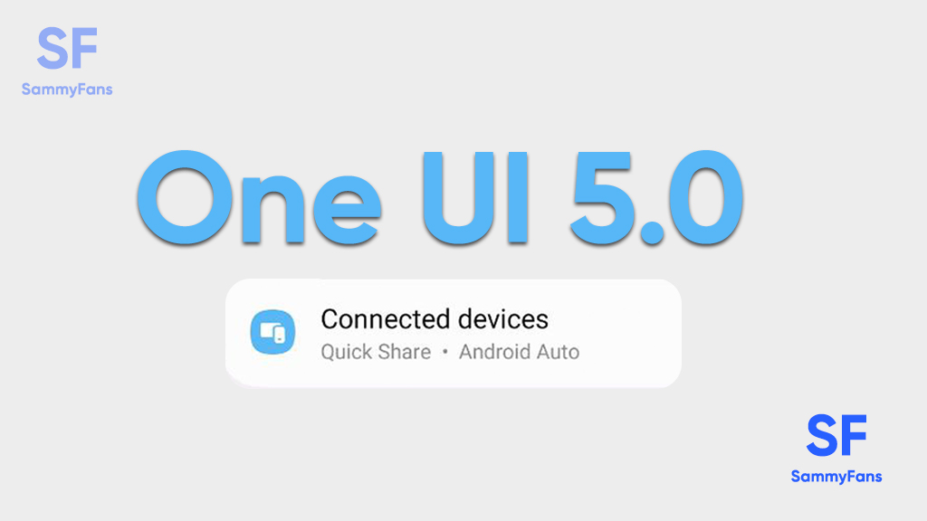 Samsung One UI 5.0 Connected Devices