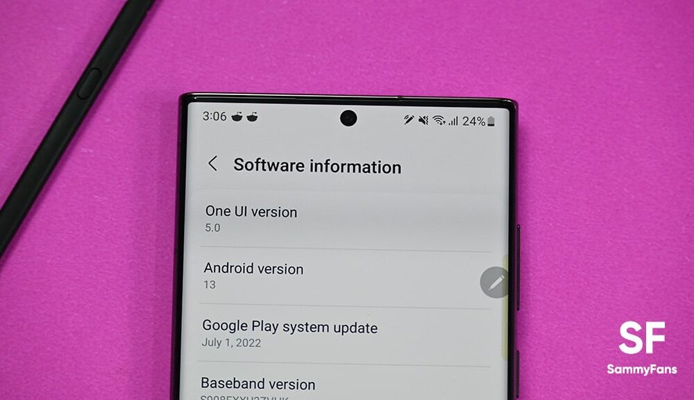 Samsung a publié Android 13 avec One UI 5.0 pour Galaxy Tab S7 FE