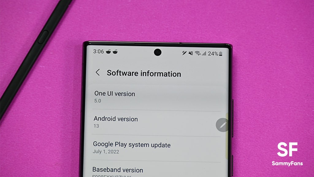 Samsung One UI 5.0 upgrade