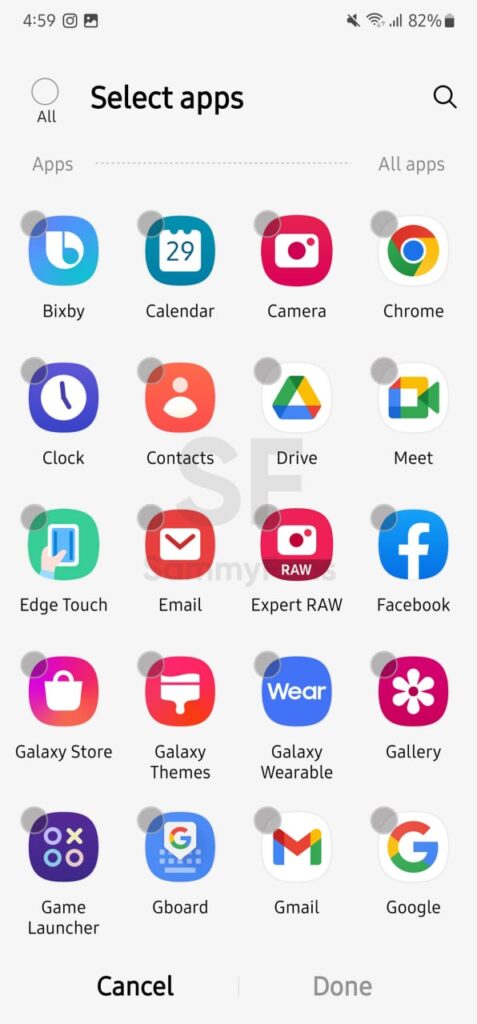 Lista de dispositivos Samsung Android 13 (una interfaz de usuario 5.0)