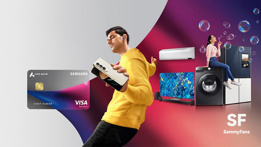 Samsung and Axis bank credit card