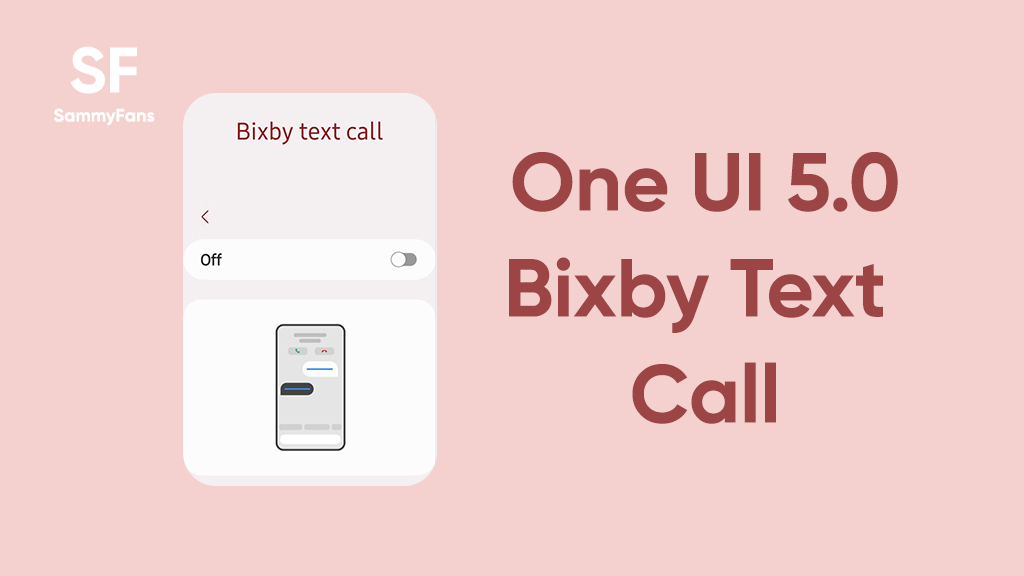 One UI 5.0 Bixby Text Call 