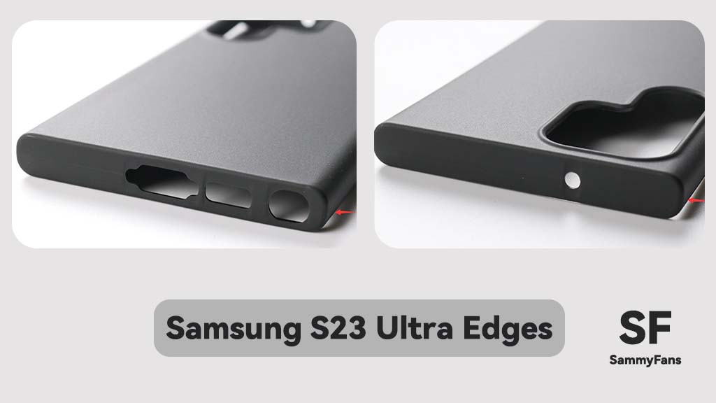 Leaked Samsung Galaxy S23 Ultra case shows flatter edges and design - Sammy  Fans