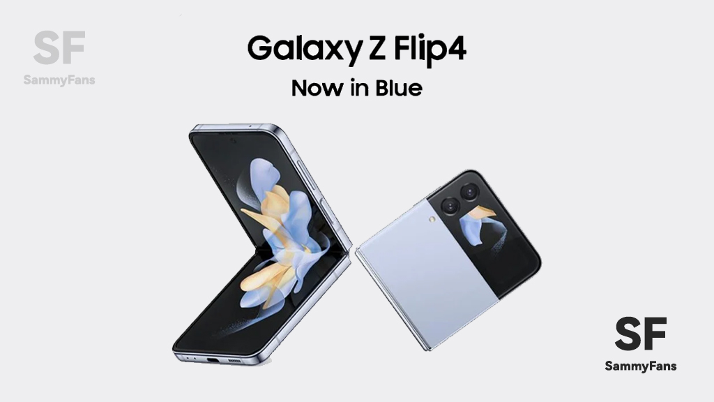 Samsung Flip 4 Blue color India