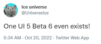 One UI 5.0 Beta 6