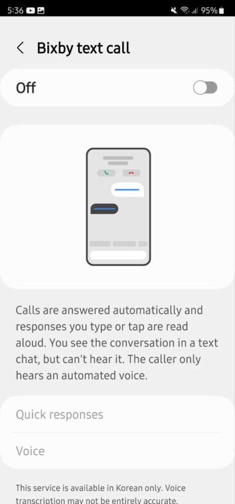 Samsung S21 One UI 5.0 Call features