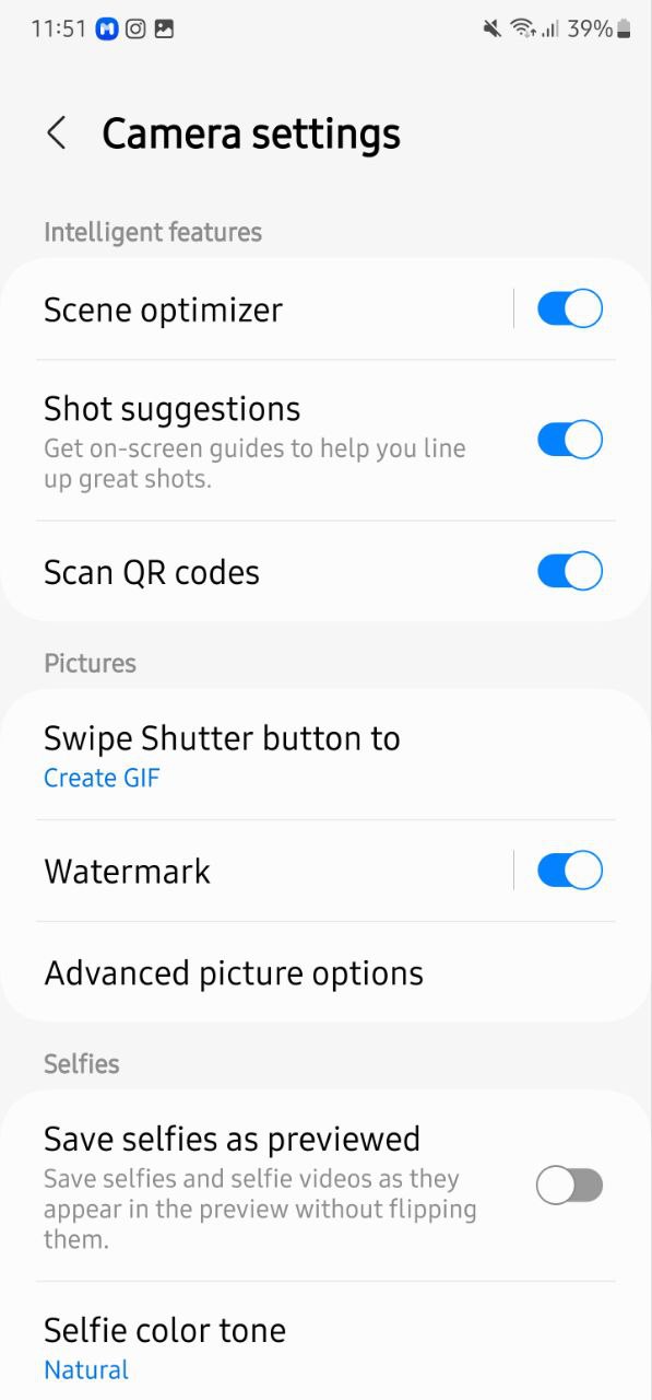 Samsung S21 One UI 5.0 Camera Watermark