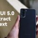 Samsung S21 One UI 5.0 Extract text
