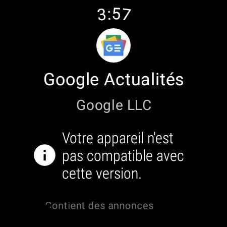 Samsung Watch 5 Google News app